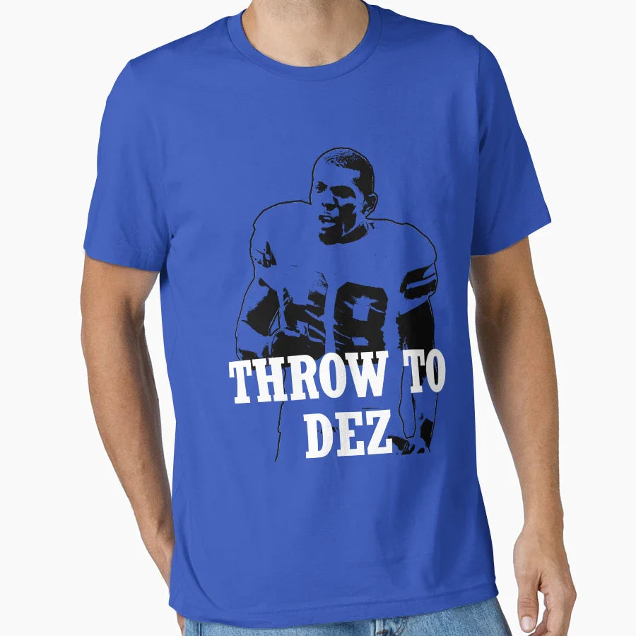 Throw To Dez T-Shirt - Streetwear Style Men Women
