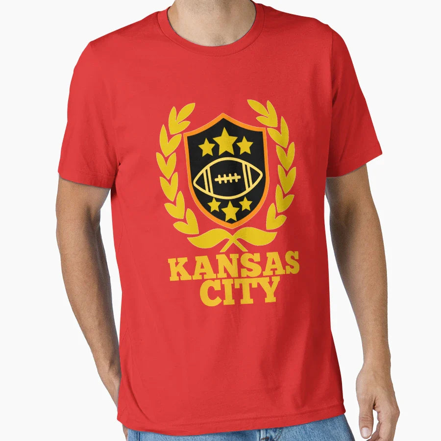 Kansas City Football T-Shirt - Casual Everyday Wear for Adults