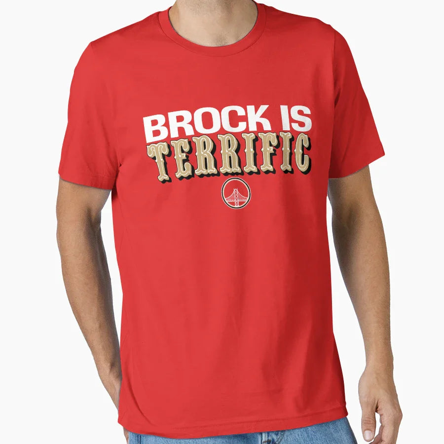 Brock Is Terrific T-Shirt - Fun Novelty Design for Adults