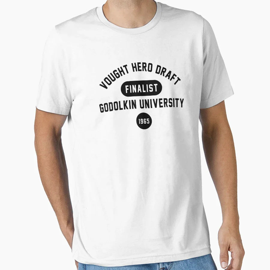 Godolkin University Vought Hero T-Shirt - Casual Everyday Wear for Adults