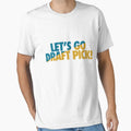 Lets Go Draft Pick Jax Split T-Shirt - Fun Novelty Design for Adults