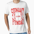 Sunday Funday Football T-Shirt - Unique Graphic Men Women