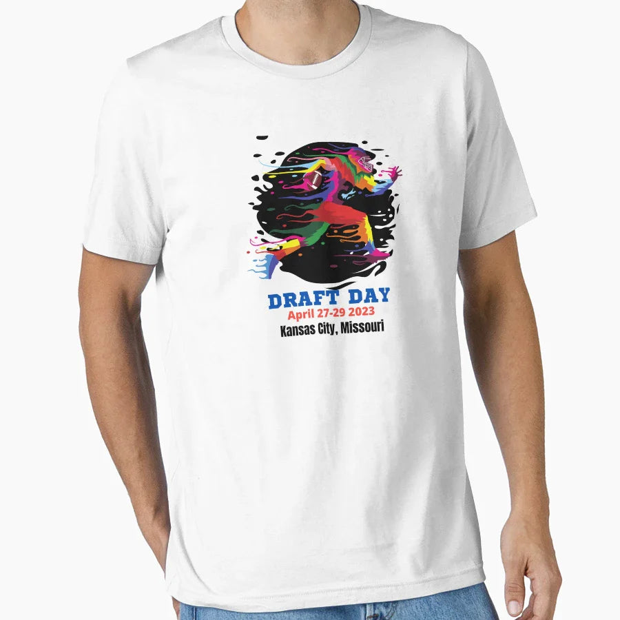 Draft Day Football 2023 T-Shirt - Streetwear Style Unisex