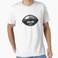 Oakland Football Skyline Badge T-Shirt - Aesthetic Graphic Men Women