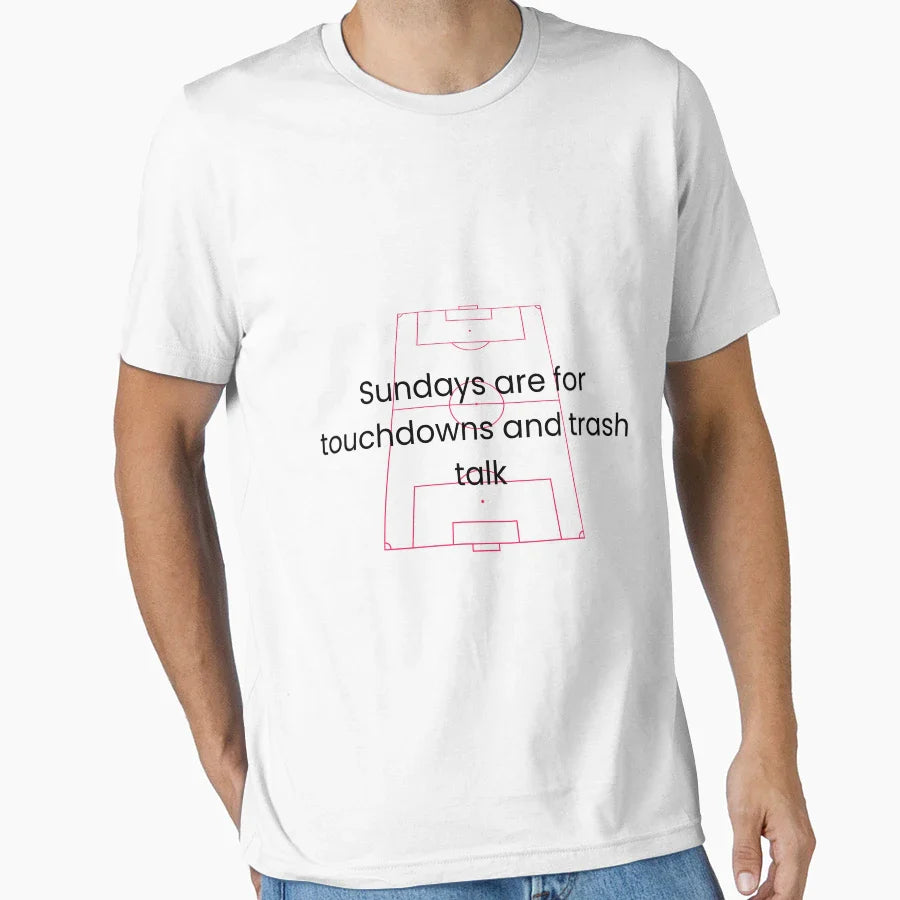 Football Lover Sunday T-Shirt - Casual Everyday Wear for Adults