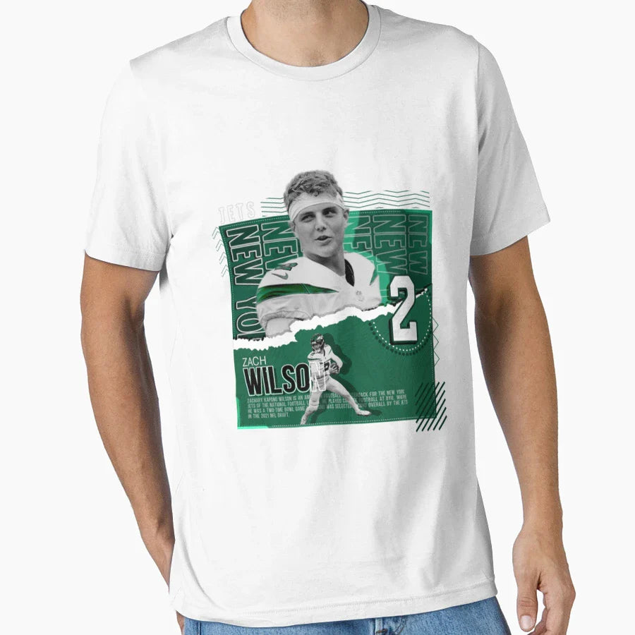Zach Wilson New 2 T-Shirt - Minimalist Print Men Women