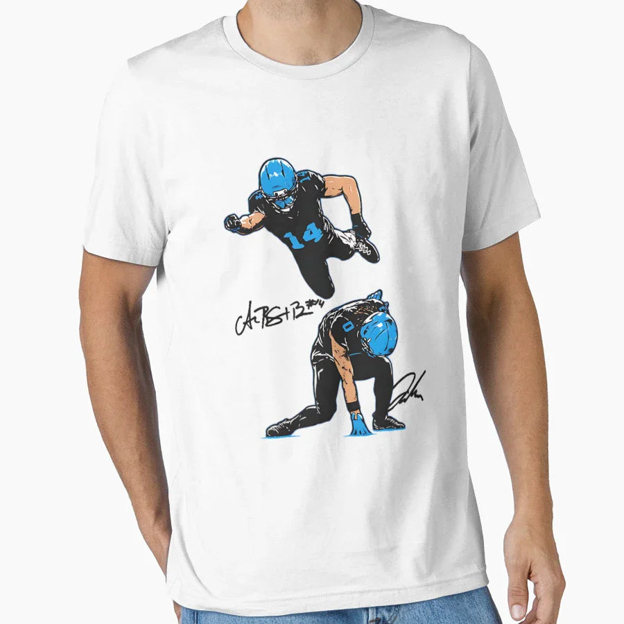 JG And Amon Ra St Brown T-Shirt - Casual Everyday Wear Men Women