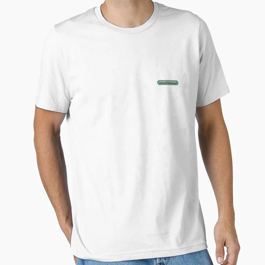 Sunday Funday T-Shirt - Minimalist Print for Adults