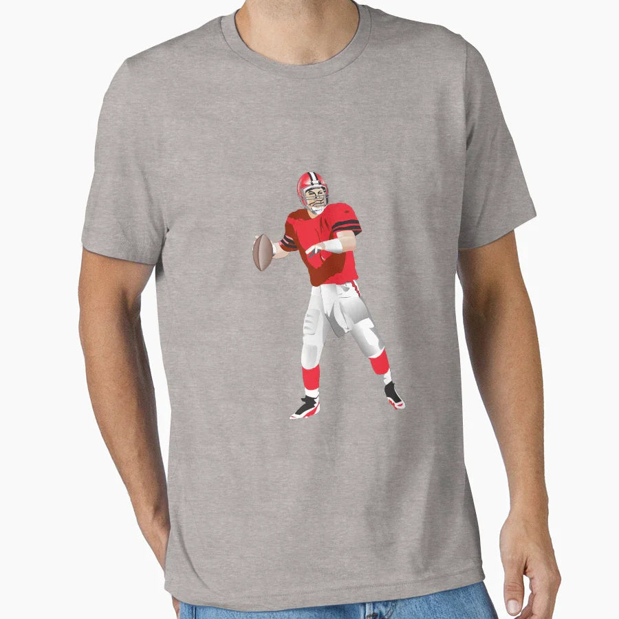 American Football Player T-Shirt - Unique Graphic Men Women