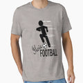 I Love Foorball Playground Ootball T-Shirt - Custom Art Print Men Women