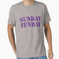 Sunday Funday Football T-Shirt - Streetwear Style Men Women