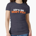 Lets Go Draft Pick Chi White Orange T-Shirt - Aesthetic Graphic for Adults