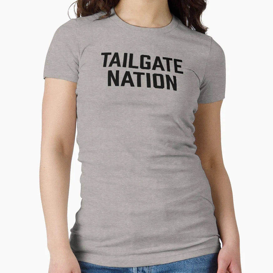 Tailgate Nation T-Shirt - Fun Novelty Design Men Women