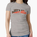 Lets Go Draft Pick Cle Split T-Shirt - Trendy Graphic for Adults