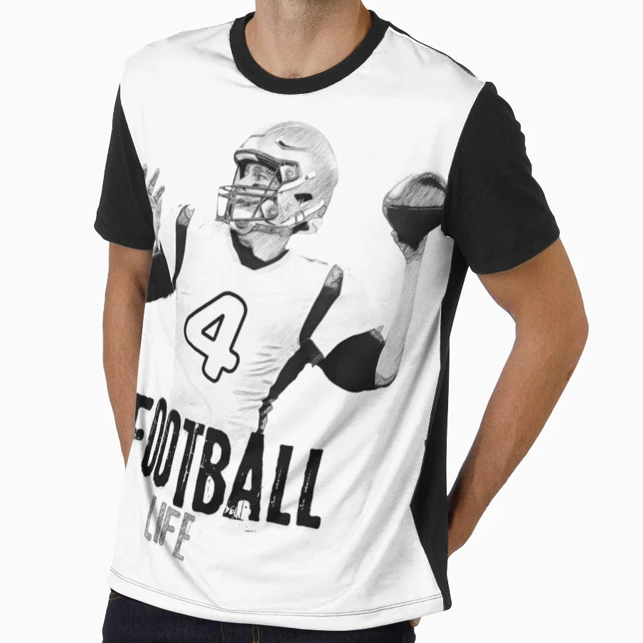American Football Life T-Shirt - Novelty Apparel Men Women