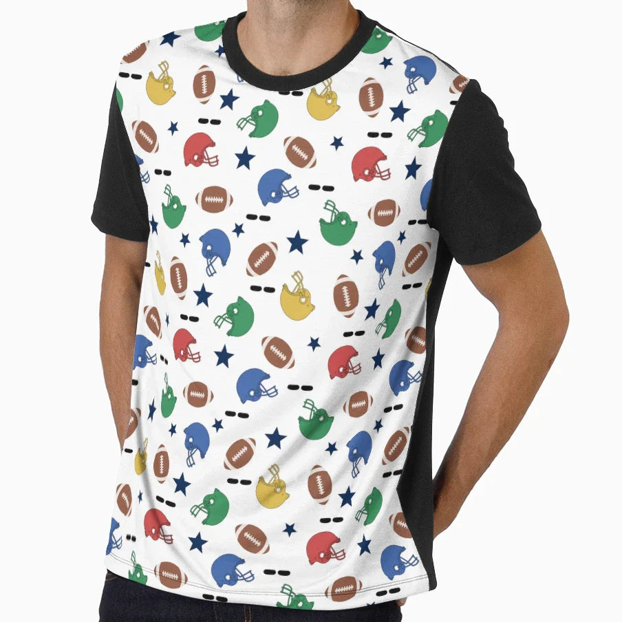 American Football T-Shirt - Trendy Graphic Unisex
