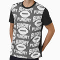Sunday Funday Football Tailgate Party T-Shirt - Casual Everyday Wear Unisex