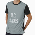 D C Sucks Silver White Dallas T-Shirt - Novelty Apparel Unisex