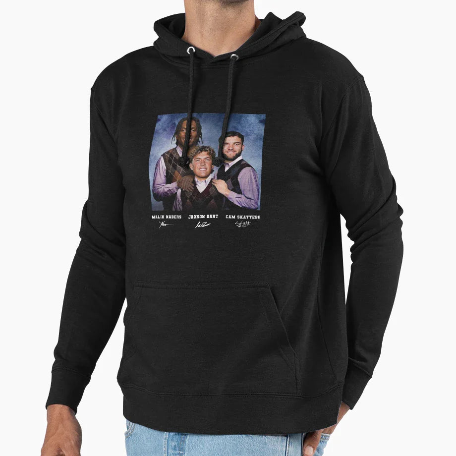 Jaxson Dart Cam Skattebo Malik Nabers T-Shirt - Graphic Print for Adults