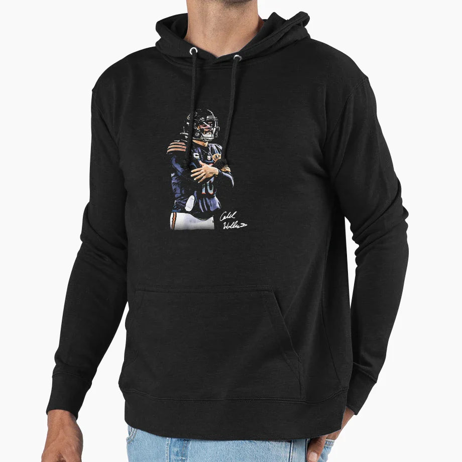 CW Cold Chicago Football And CW Hoodie - Minimalist Print Unisex