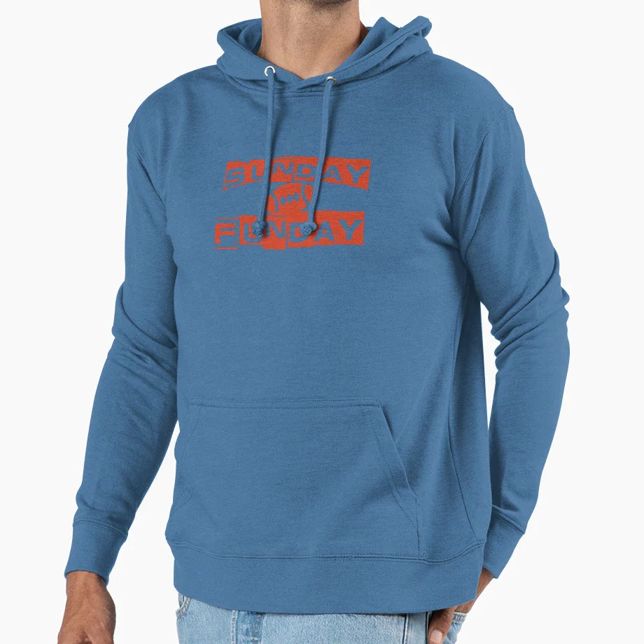 Sunday Funday Football 2024 Hoodie - Aesthetic Graphic for Adults