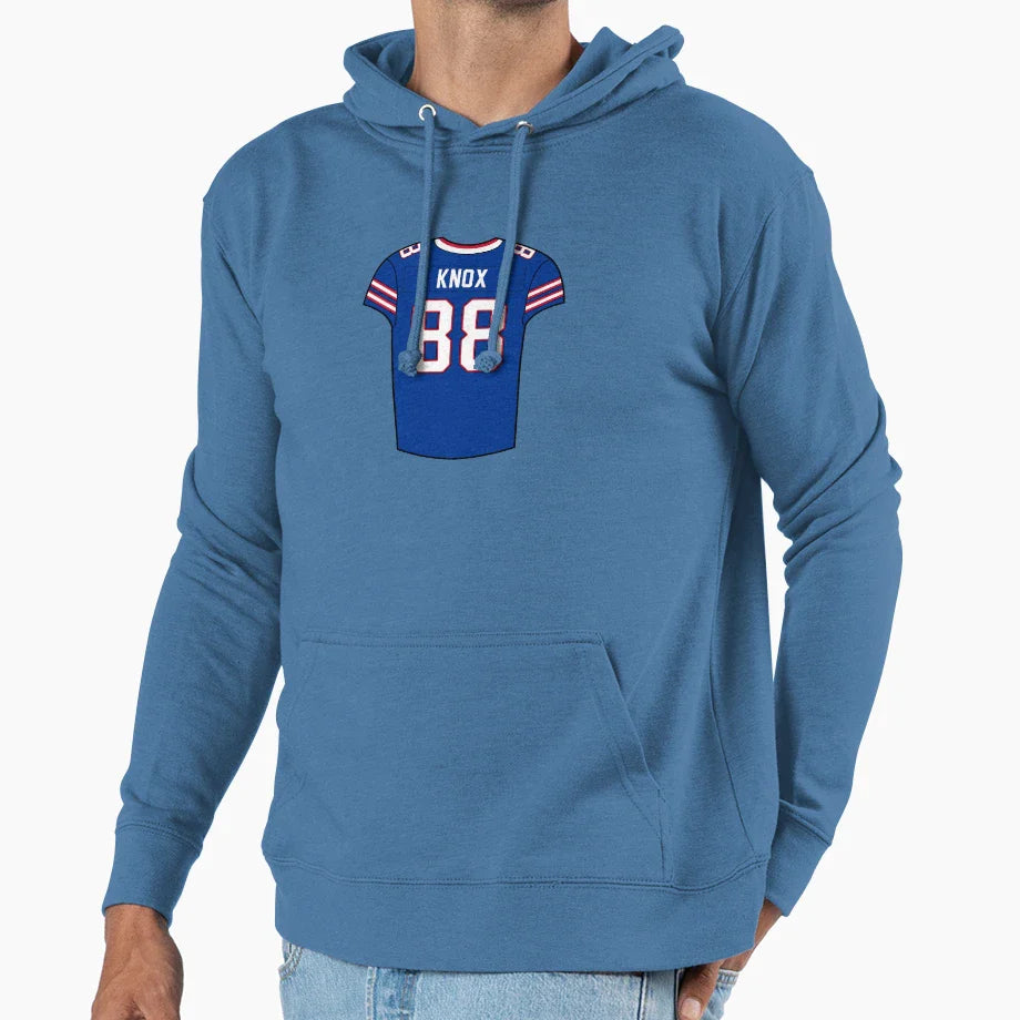 Dawson Knox Home Jersey Hoodie - Custom Art Print Unisex