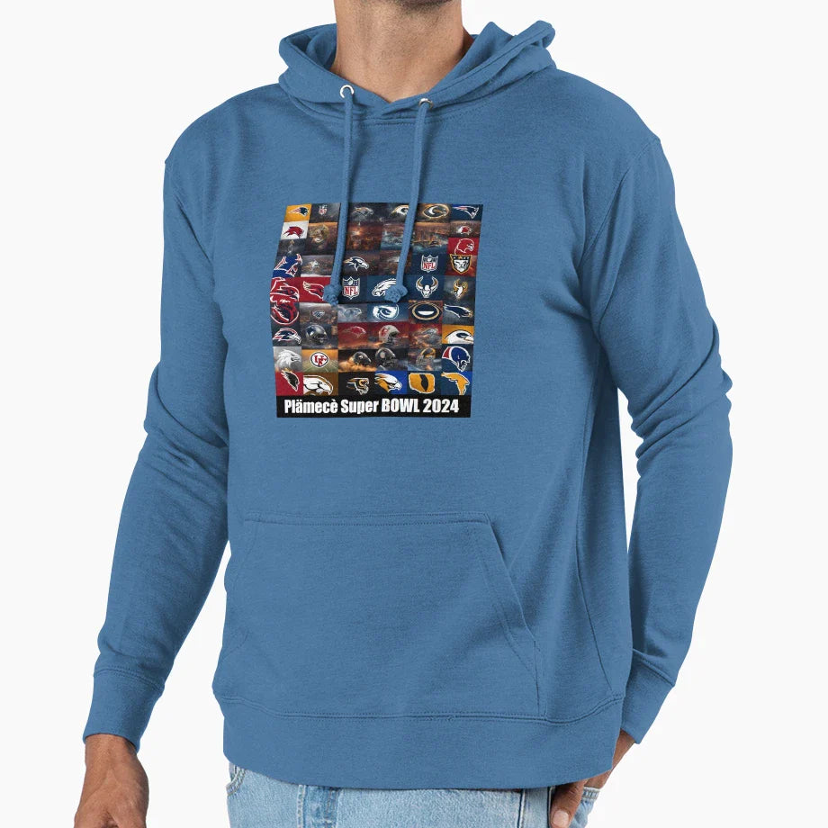 Super Bowl 2024 Nfl Usa Hoodie - Custom Art Print Men Women