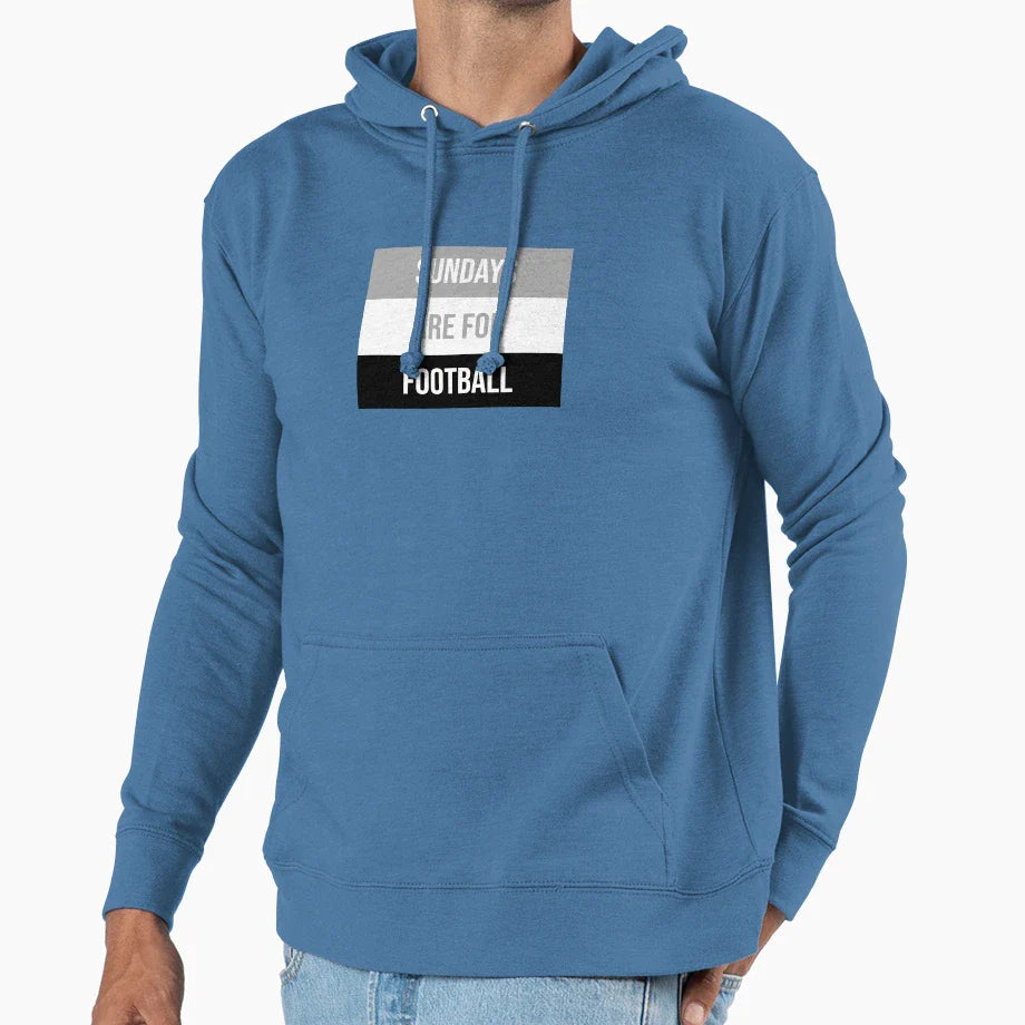 Sundays Are Football Hoodie - Trendy Graphic Unisex