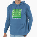 American Football Field Hoodie - Casual Everyday Wear for Adults