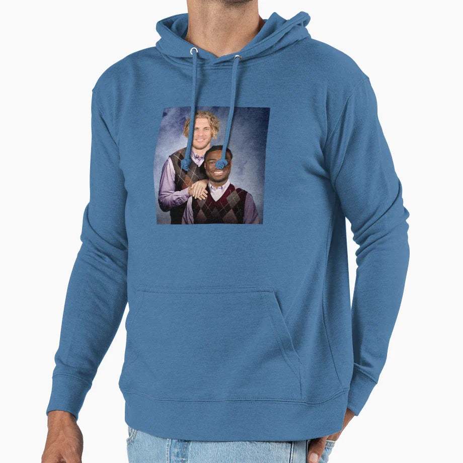 Cooper Kupp Jalen Milroe Football Hoodie - Custom Art Print for Adults