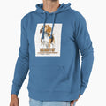 Blueprint Digital Art Hoodie - Unique Graphic for Adults