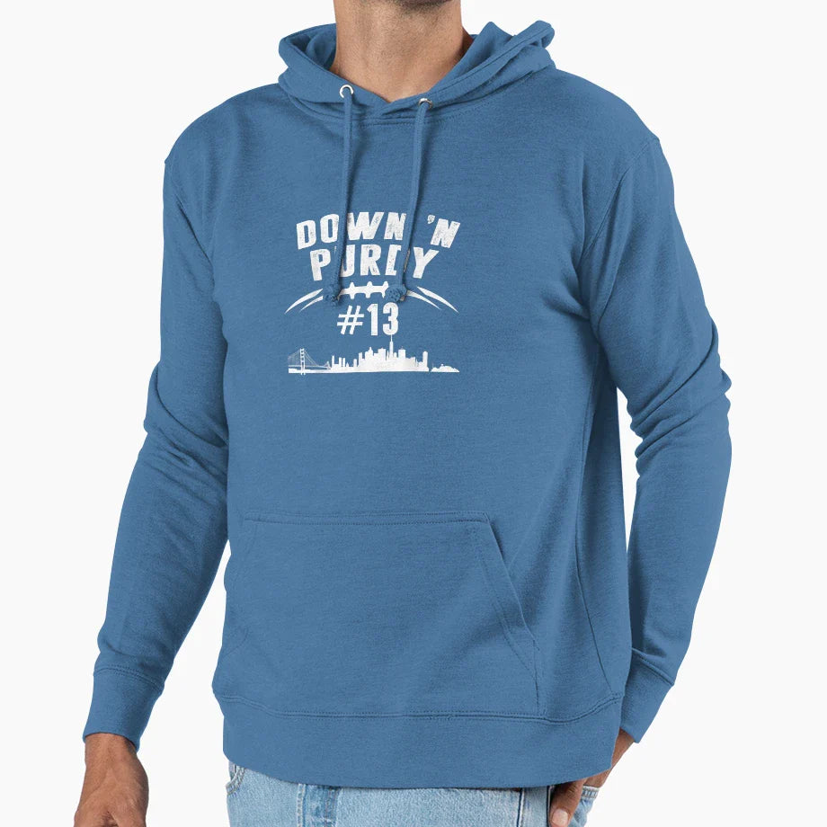 Down N Purdy Mr Irrelevant San Francisco T-Shirt - Minimalist Print Unisex