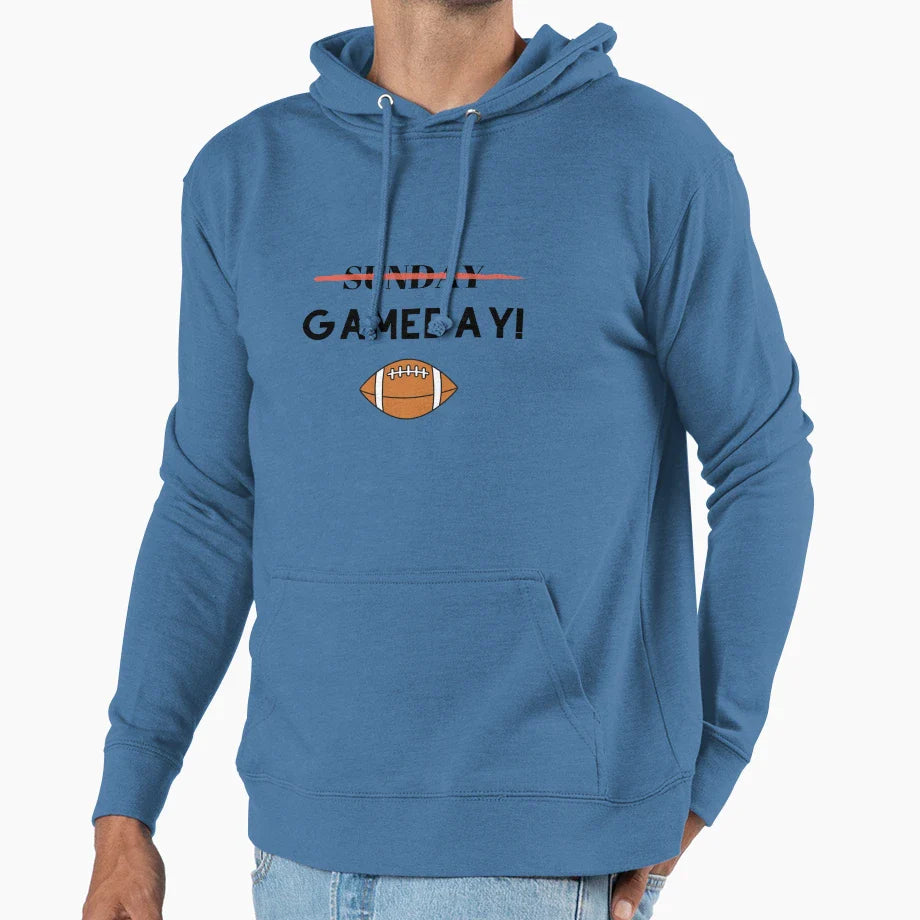 Its Gameday Football Time Gift Hoodie - Fun Novelty Design Men Women
