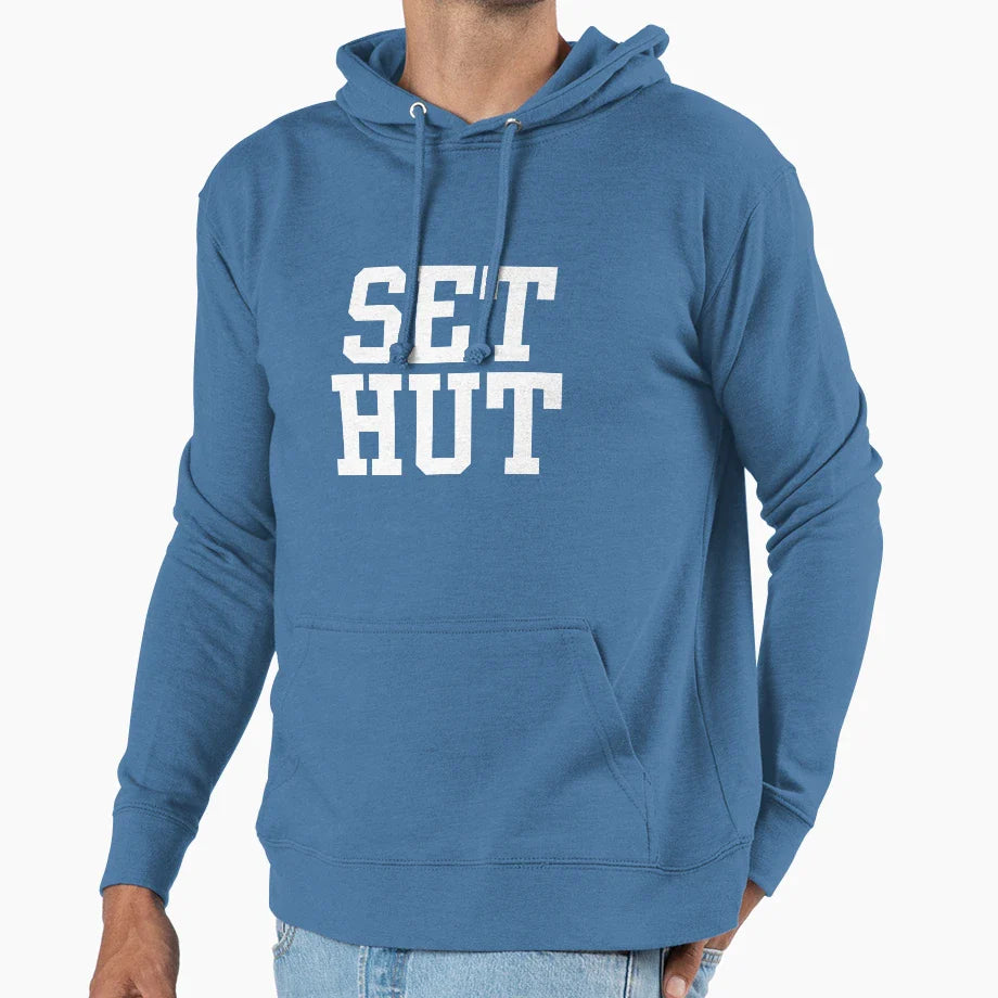 Set Hut American Football Hoodie - Custom Art Print Men Women