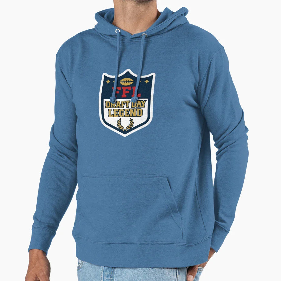 Fantasy Football Draft Day Legend Ffl Hoodie - Aesthetic Graphic Men Women