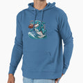 Miami Obj Dolphin Football Cartoon Fan Hoodie - Trendy Graphic Men Women