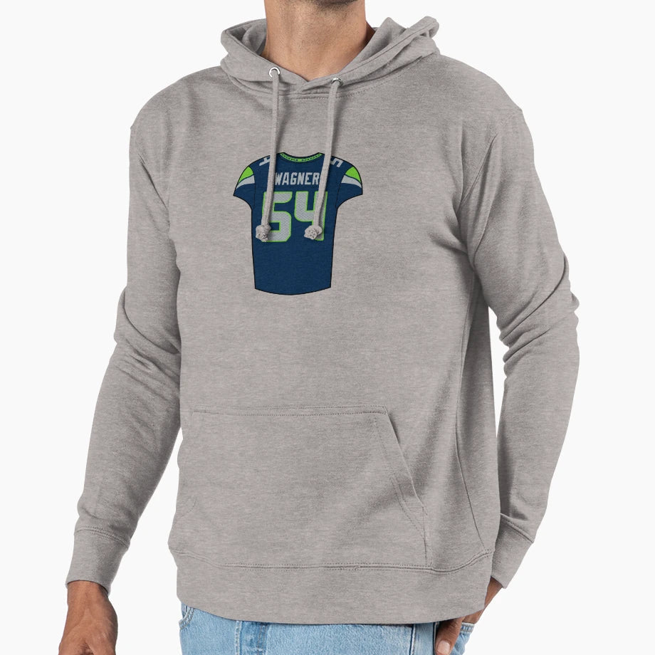 Bobby Wagner Home Jersey Hoodie - Trendy Graphic for Adults