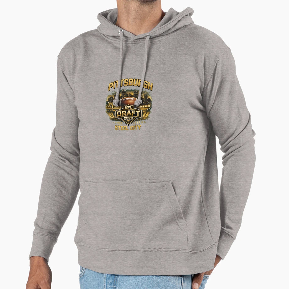 City Skyline Draft Event Nightwear Hoodie - Fun Novelty Design Unisex