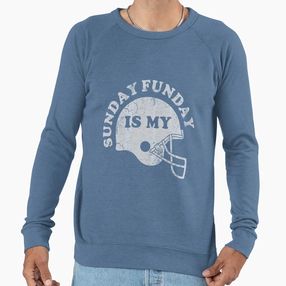 Sunday Is My Funday Football Sweatshirt - Casual Everyday Wear Unisex