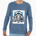 Detroit Lions Artwork Sweatshirt - Graphic Print for Adults