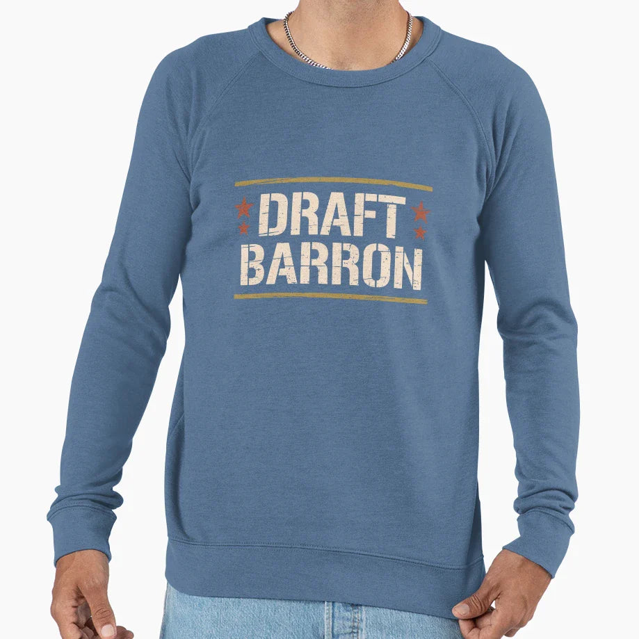 Draft Barron Military Draft Barron Sweatshirt - Novelty Apparel Men Women