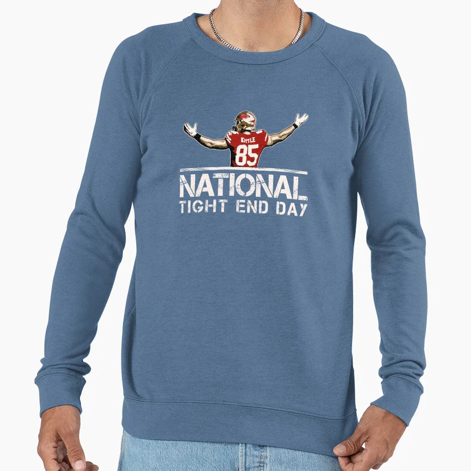 National Tight End Day Sweatshirt - Unique Graphic for Adults