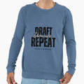Draft Dominate Repeat Funny Fantasy T-Shirt - Unique Graphic for Adults