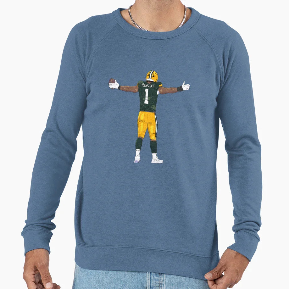 MP Celebrating Green Bay Sweatshirt - Aesthetic Graphic Men Women