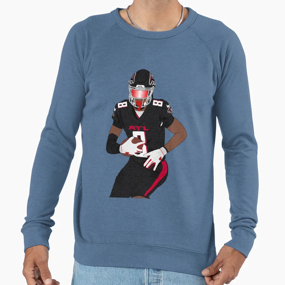 Kyle Pitts Falcons Png T-Shirt - Novelty Apparel Unisex