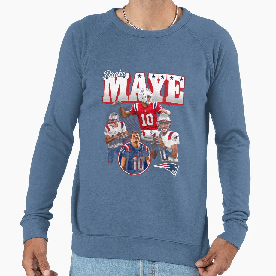 Drake Maye Sweatshirt - Fun Novelty Design Unisex