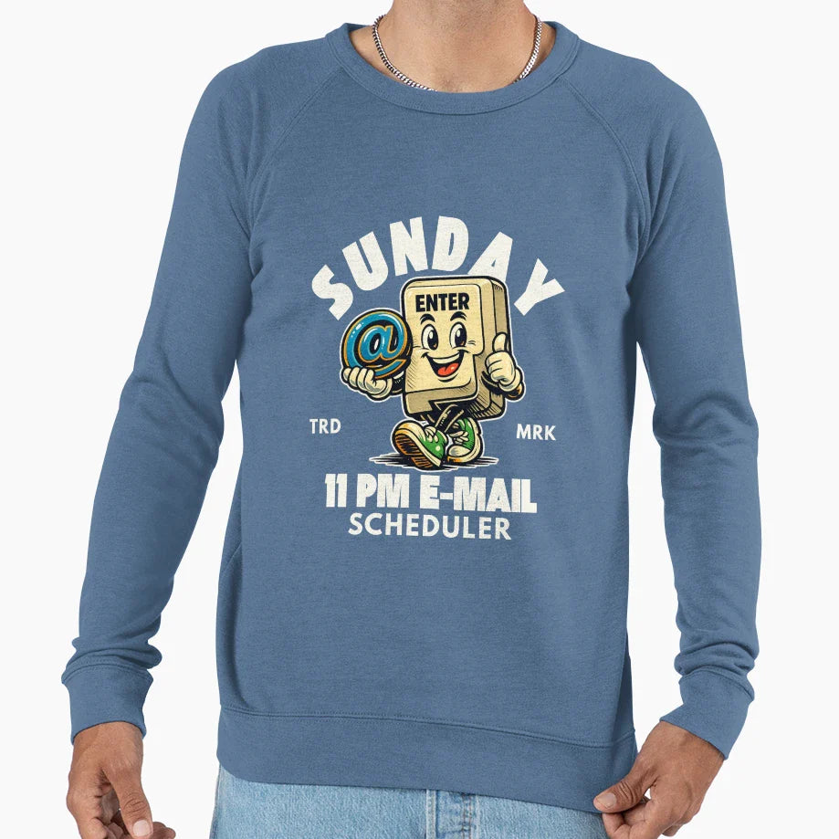 Sunday 11 Pm Sweatshirt - Casual Everyday Wear Unisex