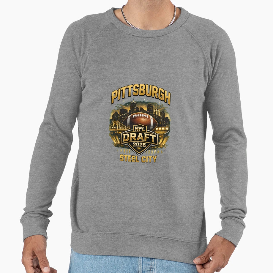 City Skyline Draft Event Sweatshirt - Aesthetic Graphic for Adults