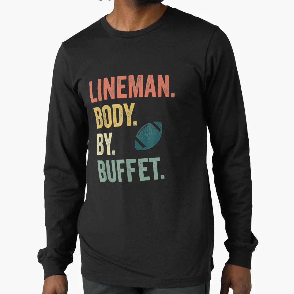 Lineman Offensive T-Shirt - Minimalist Print Men Women