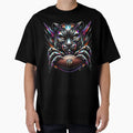 Black Tiger Nfl Fan Art T-Shirt - Graphic Print Men Women